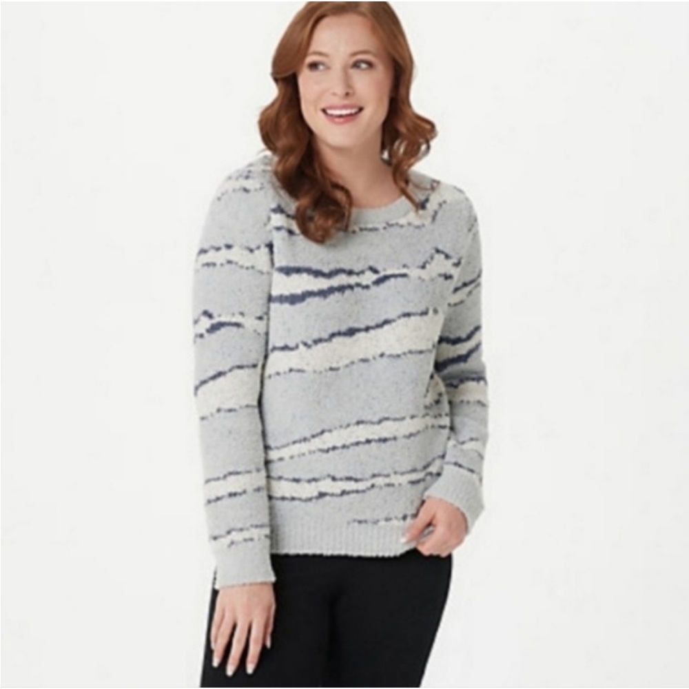 Barefoot Dreams Cozychic Seaside Sweater XL